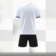thumbnail image 4 of Odeerbi Niños Niñas Rápido Seco Juego de Entrenamiento de Fútbol Gradiente Geométrico Cuello En V Camiseta Shorts Conjunto Atlético Para 5-17 Años, 4 of 7