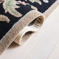thumbnail image 5 of SAFAVIEH Chelsea Baxter Bordered Wool Runner Rug, Black, 2'6" x 12', 5 of 11