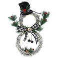 thumbnail image 1 of Christmas Wreath Pendant with LED Fairy String Lights for Party Decoration Home Door Window Winter Ornament Decoration, 1 of 5