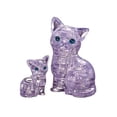 thumbnail image 1 of Clear Cat & Kitten 3D Crystal Puzzle, 1 of 1