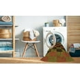 thumbnail image 2 of Ahgly Company Machine Washable Indoor Rectangle Transitional Dark Bisque Brown Area Rugs, 2' x 4', 2 of 7