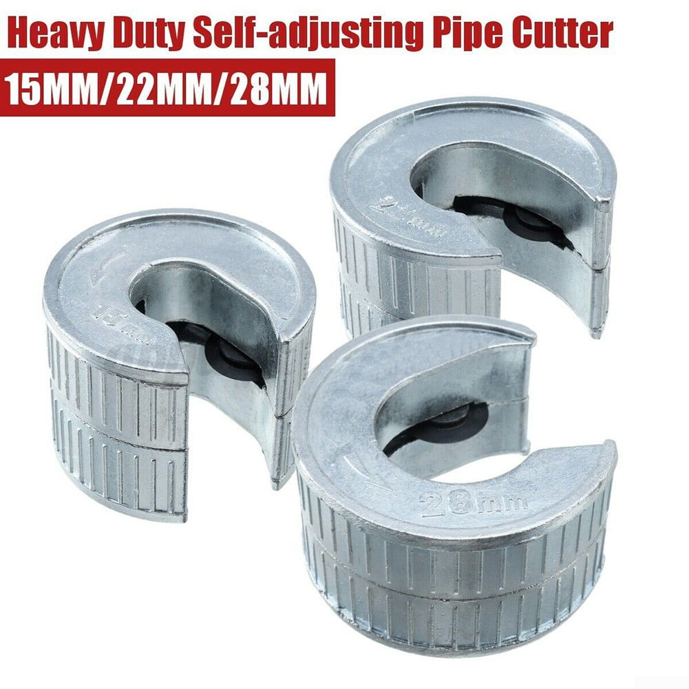 3pc Plumbers Copper Pipe Cutter Set 15mm 22mm & 28mm Plumbing Tube Slice Tools 