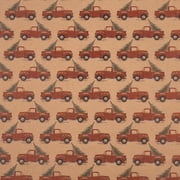 JAM Paper Christmas Kraft Gift Wrap Papers, Multi-color, (5 Rolls) 2.08 sq ft.