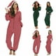 Femmes Pyjama de Noël Pyjama de Nuit à Capuche Pyjama de Noël Robe de Maison – image 2 sur 5