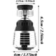 thumbnail image 2 of Grifo de aireador de 6 piezas, grifo de ahorro de agua de 360°, grifo de boquilla de filtro, grifo de filtro de burbujas, difusor de ahorro de agua de acero inoxidable ajustable para fregadero de cocina, baño, ducha Kuyhfg Bienvenido a Kuyhfg, 2 of 5