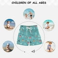 thumbnail image 6 of joogoo Boys Swim Trunks Christmas Trees with Gifts Beach Board Shorts Drawstring Swimsuit 3T, 6 of 6