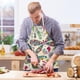 thumbnail image 1 of Easter Home Printing Linen Imitation Apron Kitchen Fouling Multi Functional Apron, 1 of 3