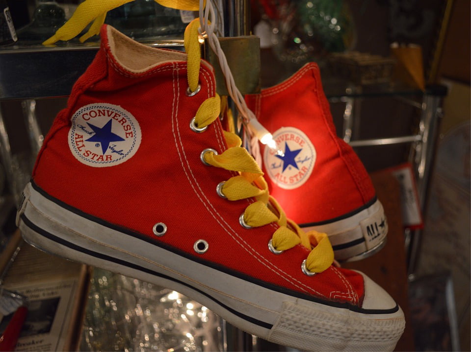 red yellow converse