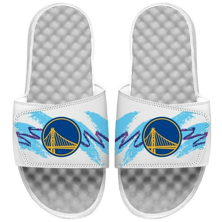 

Youth ISlide White Golden State Warriors 90s Paper Cup Slide Sandals