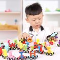 thumbnail image 2 of Lubelski 27Pcs/Set Magnetic Number Alphabet Animal Mini Train Cars Education Kids Toy, 2 of 8