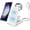 White, variant on Charger for , 3 in 1 Station for Multi Devices, Charger Stand Dock for Galaxy S26 S25 S24 S23 S22,Galaxy Watch 8/7/6/5/4/3,Galaxy Buds(with 5ft & 20W Adapter)