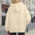 thumbnail image 7 of Godom Womens Hoodies Casual Long Sleeve Drawstring Pullover Sweatshirts Lightweight Hooded Tops, 7 of 7