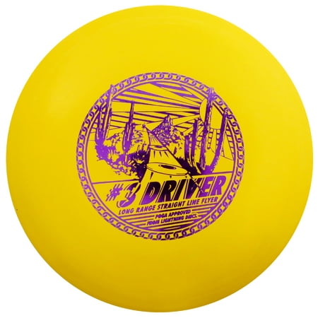 Lightning Golf Discs #3 Driver Fairway Driver Golf Disc [Colors may vary] - (Best Stable Disc Golf Driver)