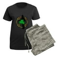 thumbnail image 5 of CafePress - Irish Fire Symbols Women's Dark Pajamas - Women's Short Sleeve Print T-Shirt and Pants Dark Cotton Pajama Set, 5 of 7