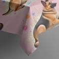 thumbnail image 5 of German Shepherd Square Tablecloth,Waterproof Square Table Cover,Wipeable Spillproof Washable Table Cover for Home Kitchen Party Decor 60"x60"(152x152cm), 5 of 6