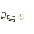 thumbnail image 1 of Estantes de pared para almacenamiento,Estantes flotantes de madera Estantes de pared de madera,Estatua de bola de cristal,Estatuas de bolas de cristal para decoración del, 1 of 8