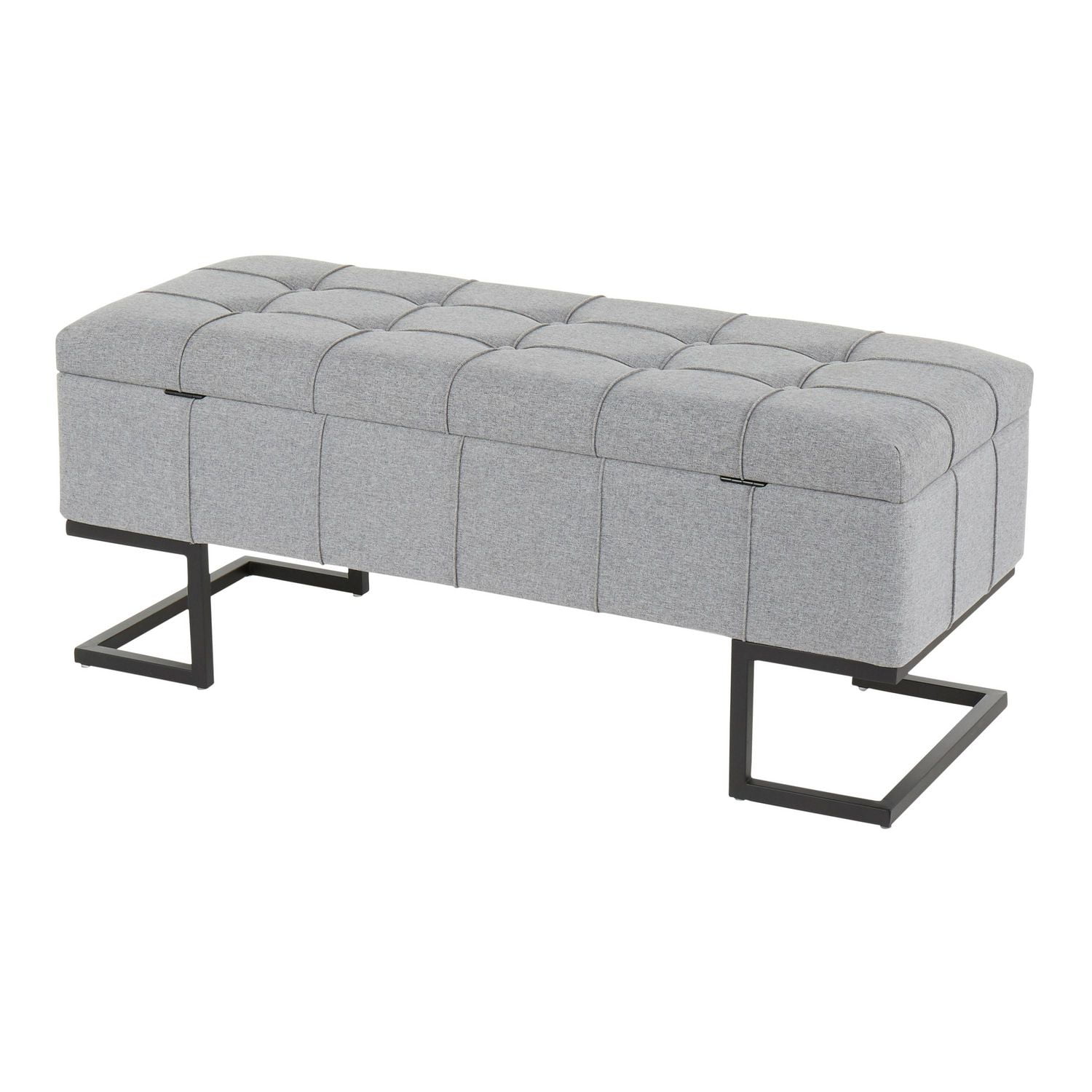 Midas Contemporary Storage Bench by LumiSource