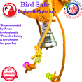 thumbnail image 4 of Bonka Bird Toys 2419 Moonshine Small Wood Leather Chew Bird Toy, 4 of 7