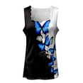 thumbnail image 4 of Patlollav Women Casual Print Square Collar Sleeveless Tops Shirt, 4 of 6