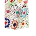 thumbnail image 4 of Txlixc Blusa de verano sin mangas para mujeres chaleco de punto hueco bordado a mano de ganchillo de colores Txlixc  moda, 4 of 5