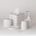 thumbnail image 2 of Sparrowhawk Skylar Solid Color Gray 3-Piece Completer/Powder Room Set, 2 of 2
