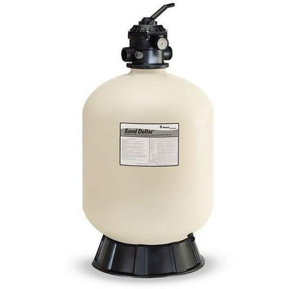 Pentair EC-145322 Sand Dollar SD60 Top Mount 22" Pool Sand Filter with 1-1/2" Multiport Valve for In-Ground or Above Ground Pools