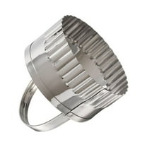 3 Pcs Stainless Steel Cake Cutter Mold - for Biscuit, Cookie, Pastry, 3 Sizes: 8/6.5/5.6cm