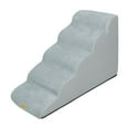 thumbnail image 3 of Bingopaw 5 Steps Non-Slip Foam Dog Stairs Puppy Ramp Ladder for High Beds and Sofa with Removable Cover, 3 of 10