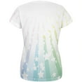 thumbnail image 2 of My Spirit Animal Unicorn Pastel Rainbow All Over Womens T Shirt Multi SM, 2 of 2