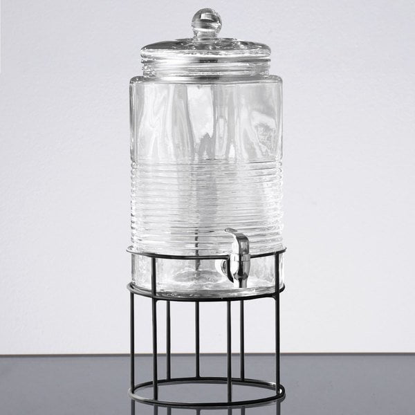 Jay Companies Liam Double Beaded Dispensers With Stand 1 Gal main image 1
