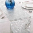 thumbnail image 6 of KTFgvq Gauze Sequin Table Runner, Glitter Foil Mesh Roll, Metallic Gold Decoration, Wedding Anniversary Party Decor, 6 of 9