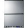 Summit 24-Inch 3.54 Cu. Ft. Double Drawer Compact Freezer