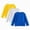 H137-Blue, variant on 3 Pack Toddler Baby Girls Boys Long Sleeve Shirts Raglan Shirt Baseball Tee Cotton T-Shirts,Blue,6-7 Y