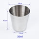 thumbnail image 2 of 1Pc 30/180/320ML Stainless Steel Cups Metal Pint Cups Unbreakable Shatterproof Drinking Glasses Stackable Water Cups Tumbler, 2 of 10