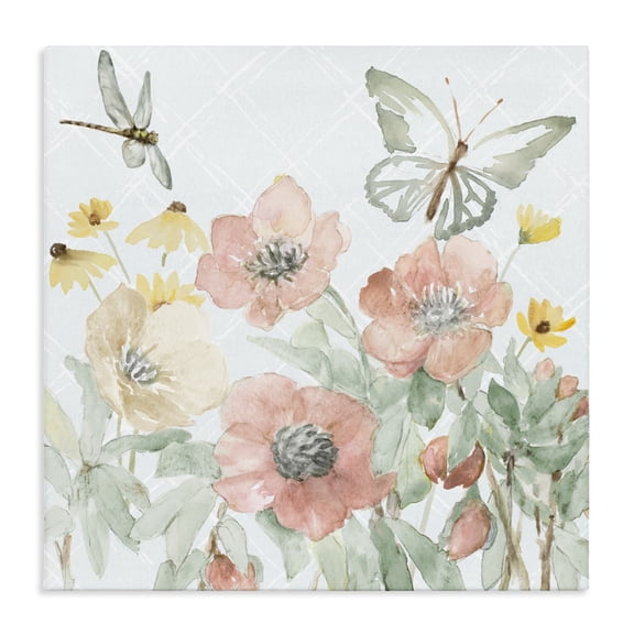 Stupell Industries Garden Joy Butterflies Canvas Wall Art, design by Lanie Loreth
