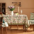 thumbnail image 2 of Mantel rectangular de lino verde de diseño patdrea, 140 x 180 cm, 2 of 9