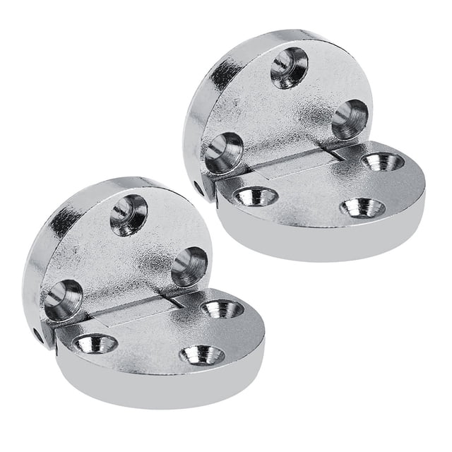 2Pcs Zinc Alloy Self-Supporting Folding Table Hinges Home Flap Tables Furniture Oval Table Hardware