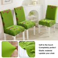thumbnail image 2 of Chair Covers for Dining Room Chairs Stretch Printed Dining Chair Cover Set Of 6,Washable Elastic Kitchen Chair Slipcovers,Removable Seat Protector for Home or Party, 2 of 8