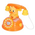 thumbnail image 1 of Juguete De Teléfono Fijo Con Cable, Juguete De Teléfono Con Forma De Pato, Música Ligera Simulada Educativa Retro Para Jardín De Infancia ANGGREK Kids Landline Phone Toy, 1 of 8