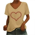 thumbnail image 1 of Birdeem T-Shirt Sans Manches à Col en V pour Femmes, Mode Décontractée, Imprimé, Chandail, 1 of 5
