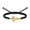Gold, variant on Fishhook Cremation Bracelet for Human Pets Ashes Deer Antler Cross Cremation Manmade Braided Urn Bangle Keepsake Adjustable Memorial Ash Jewelry for Men Women
