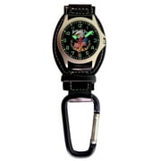 Aqua Force Analog "Home of the Free, Because of the Brave" Carabiner Watch w/ Optional Strap (30M water resistant)