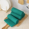 thumbnail image 6 of decorUhome 100% Cotton Waffle Weave Dish Cloths, 8 Pack - 12 x 12 Inches, Super Soft Absorbent Quick Drying Dish Towels, Green, 6 of 7