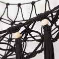 thumbnail image 4 of Hamaca para Juguetes YKBU Grande Negra de Macramé con Borlas Organizador 104x104x152 cm, 4 of 8