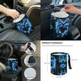 thumbnail image 7 of Renewold Dolphin Floral Car Seat Cover Split Covers, Steering Wheel Cover Seat Belt Pads Waste Bin Rearview Mirror Cover Cup Holder Center Console Cover Handbrake Cover Gear Shift Cover, 14 PCS, 7 of 7