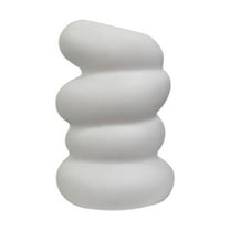 Yooshoverk 6" Modern Plastic Decorative Vase - Shatterproof Flower Vase for Home & Wedding Decor, Wide Mouth Centerpiece with Minimalist Design, Durable Tabletop Shelf Office Decor