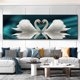 thumbnail image 3 of Pósteres e impresiones de One Piece Swans Love, pintura en lienzo de animales, arte de pared para sala de estar, dormitorio, decoración moderna del hogar sin marco, 3 of 5