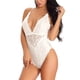thumbnail image 3 of Mono sexy mono de cosplay suave mono de tela de pantalla de encaje para mujeres adultas, blanco, M sidaley XX000036-16, 3 of 7