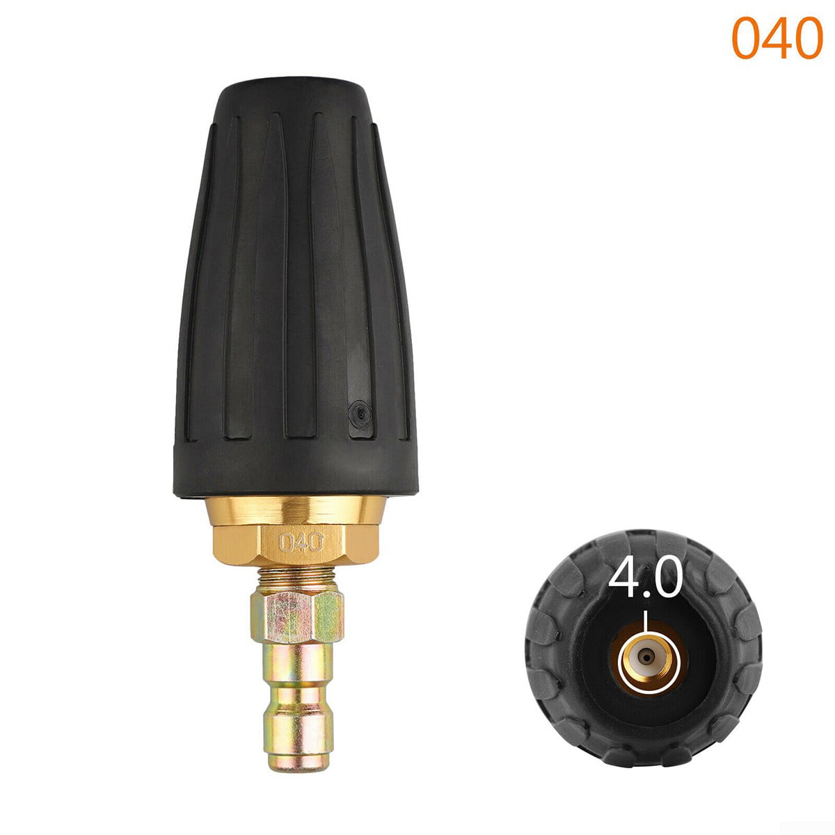 1/4" High Pressure Washer Rotating Turbo Nozzle Spray Tip 2.5-4 GPM 4000PSI E 