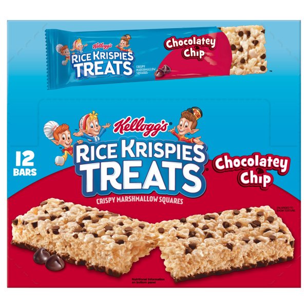 Kelloggs Rice Krispies Cereal Bar, 12 ea